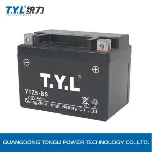 12V4ah Ytz5-BS High Performance Power Battery Saled-Lead-Acid Motorcycle Battery OEM