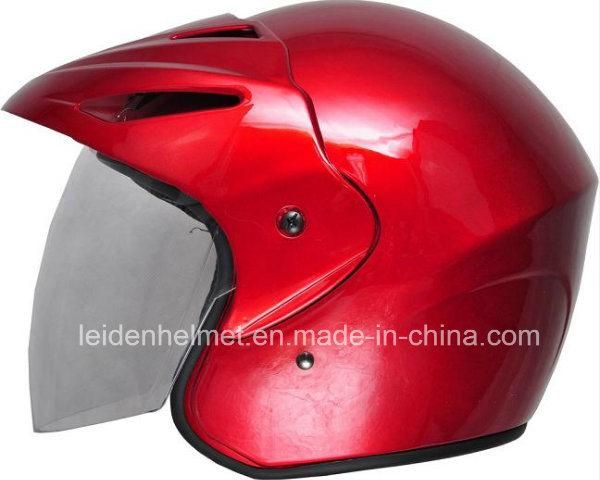 Motorcycle Helmet 3/4 Open Face Half Helmet with Full Face Shield Visor