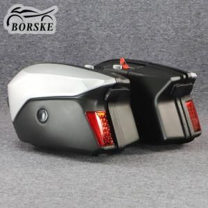 New Factory Motorbike Scooter Motorcycle Side Box Saddle Bags Side Cases Box Set Motorcycle Saddle Box