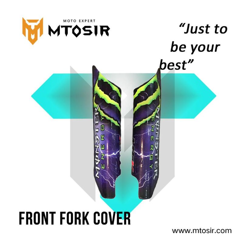 Mtosir High Quality Motorcycle Front Fork Cover Fit for Universal Scooter Motorcycle Accessories Dust Cover Protector Honda YAMAHA Monster Suzuki Design