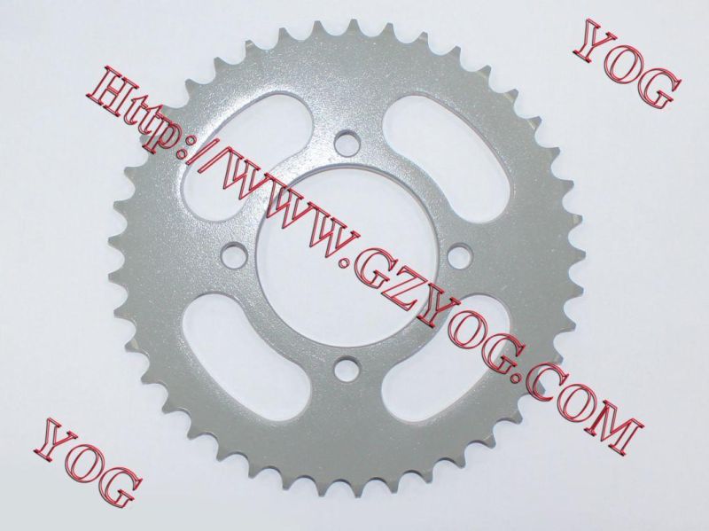 Yog Motorcycle Parts Rear Chain Sprocket for Cg125 Gn125 GS125