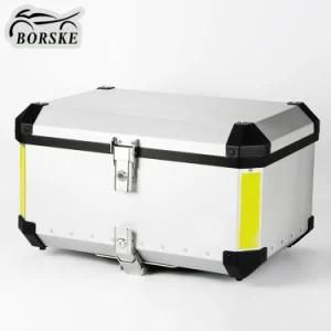 60L Aluminum Motorcycle Top Box Aluminium Motorcycle Trunk