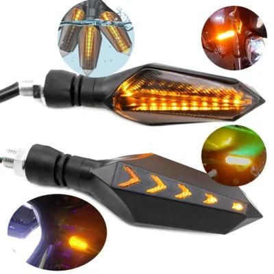 New Motorcycle LED Turn Signals Flowing Turn Signals Double-Sided Turn Signal Light