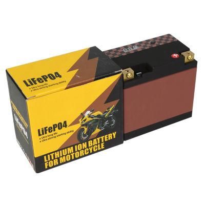 Lithium Ion Electric Scooters Battery 12.8V 4.8ah Motorcycle Lithium Battery LFP7SL/Ytz7s