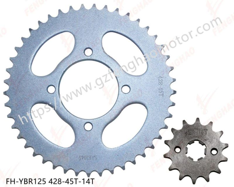 Motorcycle Spare Parts Sprocket Kit YAMAHA Ybr125/Rx115