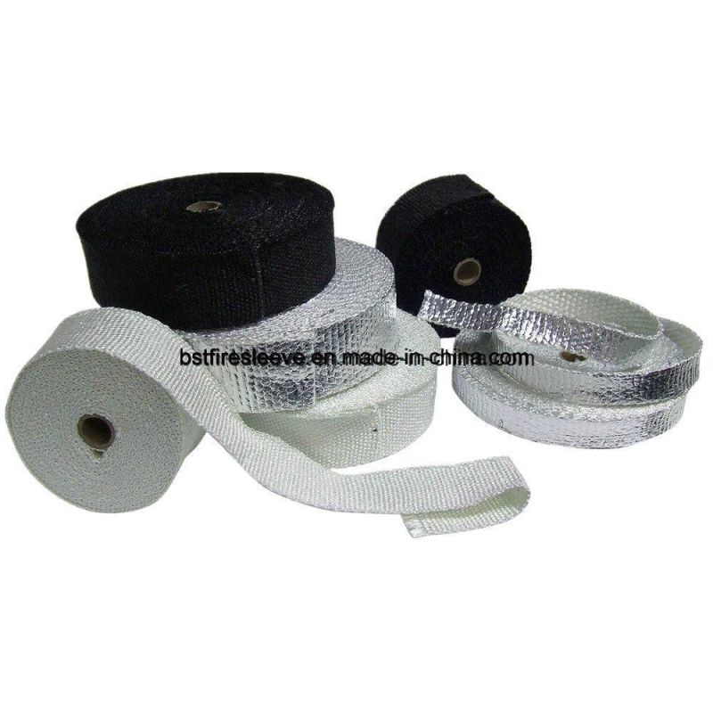 High Heat Glass Fiber with Aluminized Exhaust Wrap