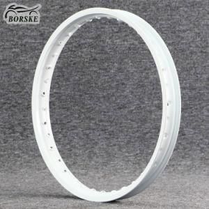 Borske Wholesale Milky White Wm Type 1.4X17-36 Inch Motorcycle Wheel Aluminum Alloy Rim off Rode Rims