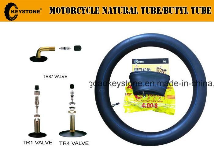 ISO Standard Super Quality Natural Rubber / Motorcycle Inner Tube (3.00/3.50-10)