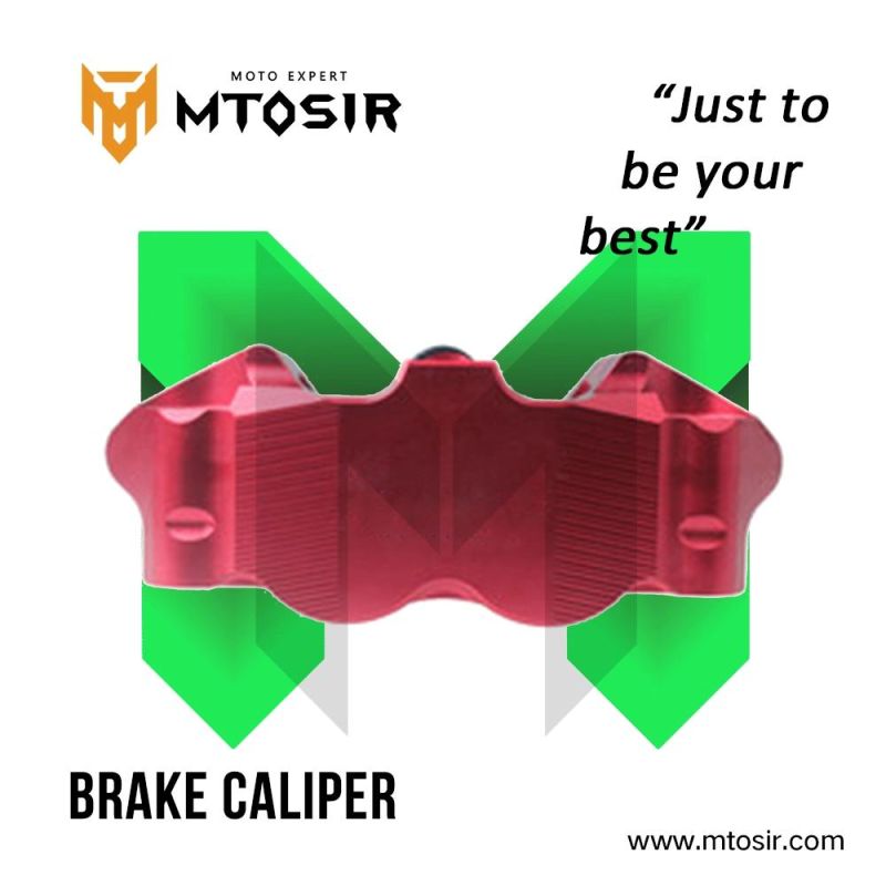 Mtosir High Quality Brake Caliper Fit for Ybr125, Honda Cg125, Suzuki Gn125, Bajaj Pulsar135 Different Red Gold Silver Motorcycle Accessories
