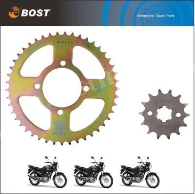 High Quality Motorcycle Sprocket for YAMAHA Ybr125 Cc Motorbikes