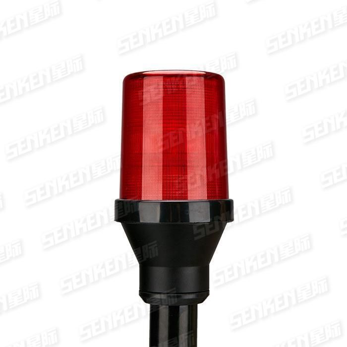 Senken 740~1135mm Pole Signal LED Tail Light Police Patrol Motorcycle