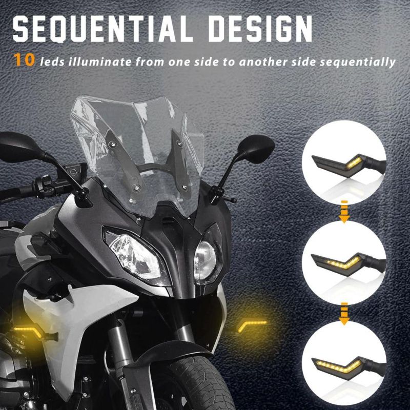 Motorcycle Indicator Waterproof E-MARK Motorcycle Turn Signal Light LED
