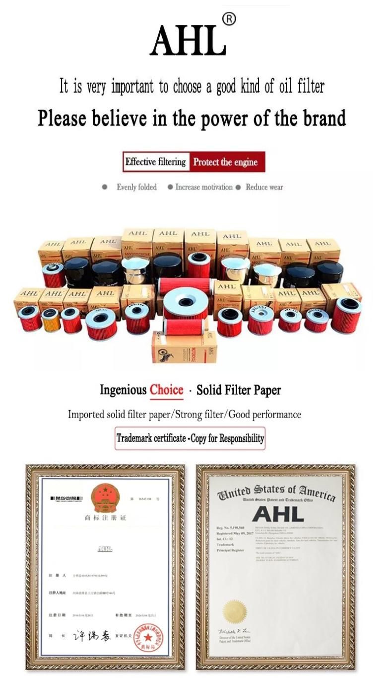 Ahl Brand Adapter Engine Oil Filter for Harley Davidson XL883