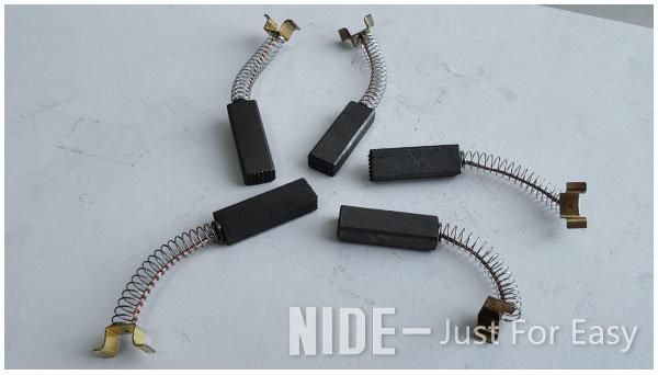 Customized Vacuum Cleaner Motor Armature Spring Carbon Brush 4*10*18mm