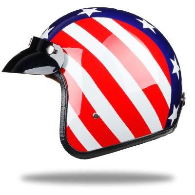Casco Moto Vintage Motorcycle Helmet Jet Capacetes De Motociclista Vespa Cascos PARA Moto Cafe Racer Open Face
