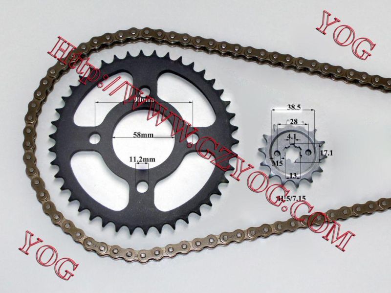 Motorcycle Chain Sprocket Kit Chain System Bm150 Pulsar200 CB110