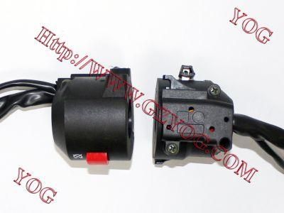 Yog Motorcycle Parts-Handle Switch for Dayuan125 Wy125 Bajaj Bm150 Xbm150 CB125ace Hj125-7 Gn125 Tx200 Tvs Star Hlx100 and Other Models
