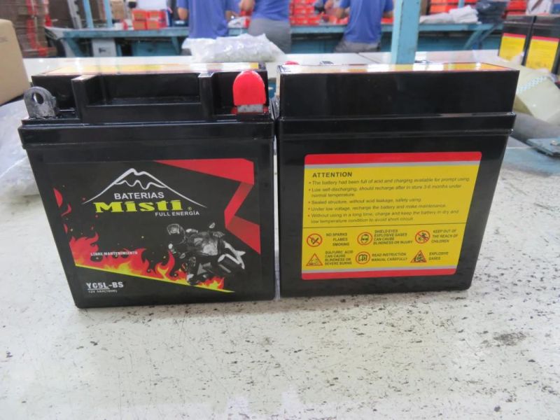 Yg5l-BS 12V5ah Gel Motorcycle Battery