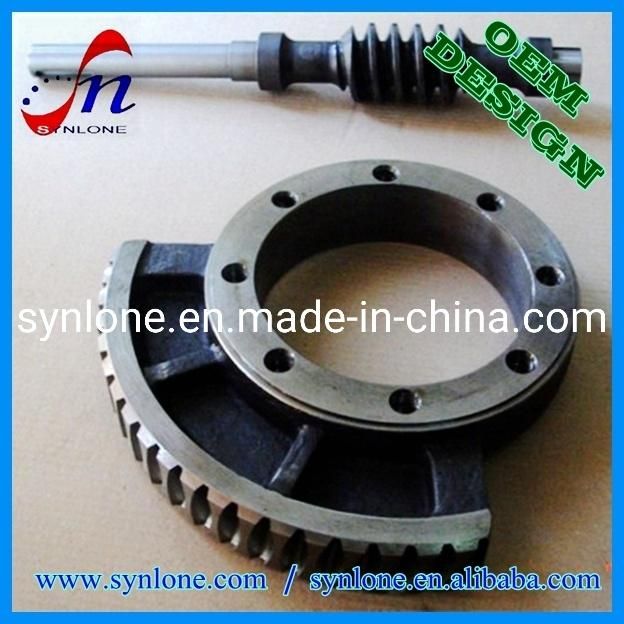 Worm Gear Shaft Gear for Air Compressing Spare Parts