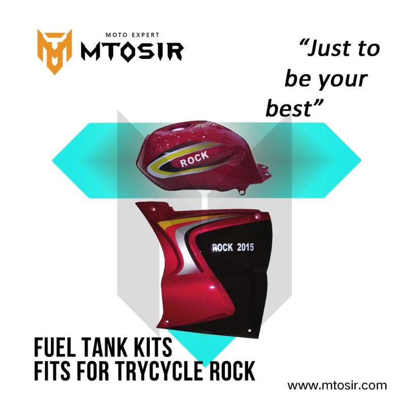Mtosir Motorcycle Fuel Tank Kits Tricycle Halwa Black Side Cover Motorcycle Spare Parts Motorcycle Plastic Body Parts Fuel Tank