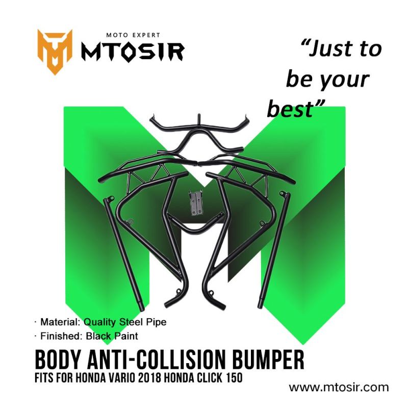 Mtosir Anti-Collision Bumper Honda Pcx 150 High Quality Motorcycle Body Motorcycle Spare Parts Frame Parts