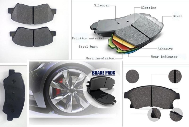 Car Auto Spare Parts Break Pad Semi Metallic Ceramic Disk Brake Pad