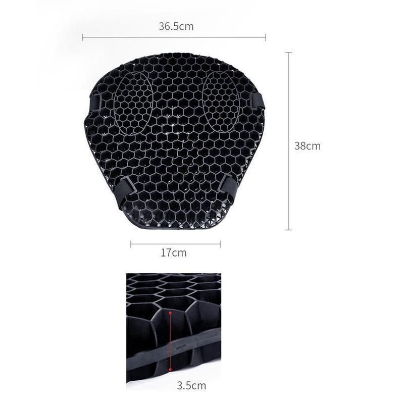 Gel Universal Honeycomb Motorcycle Gel Cushion Shock Relief Massage Absorption Breathable Cushions Pad Accessories