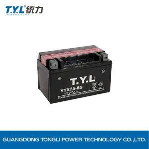 Tyl Ytx7a-BS 12V7ah Dry Charged Mf Motorcycle Battery with OEM Available Motorcycle Parts