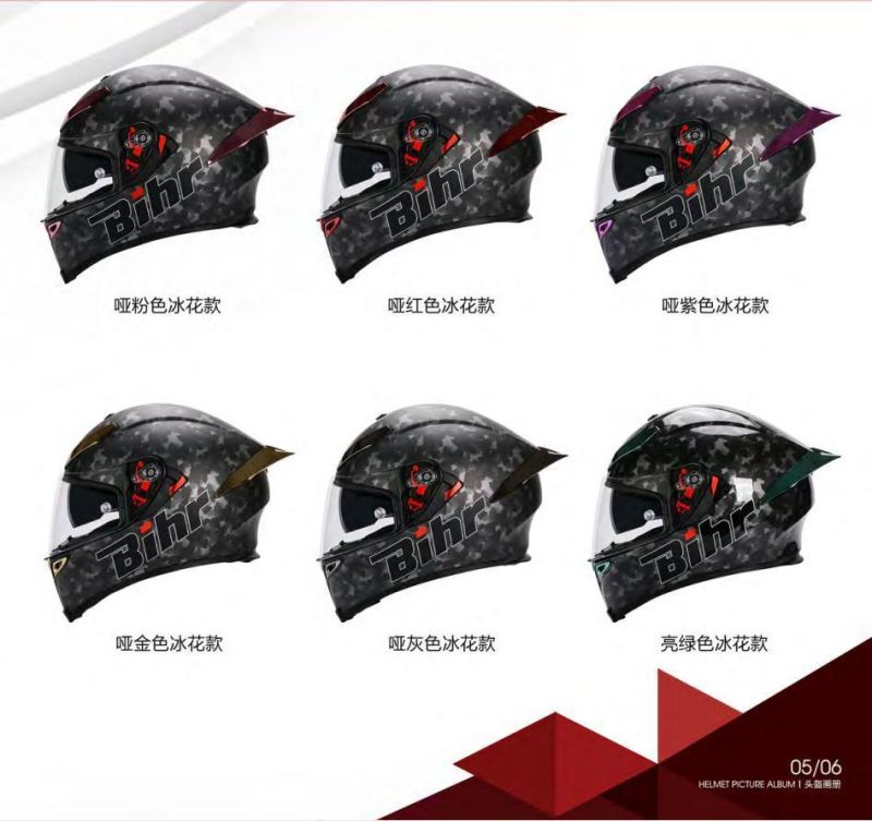 ECE Motorcycle Helmet Color Cement Gray Us DOT/EU ECE Certification Full Face Motorcycle ABS High Density off-Road Racing Motorcycle Helmet