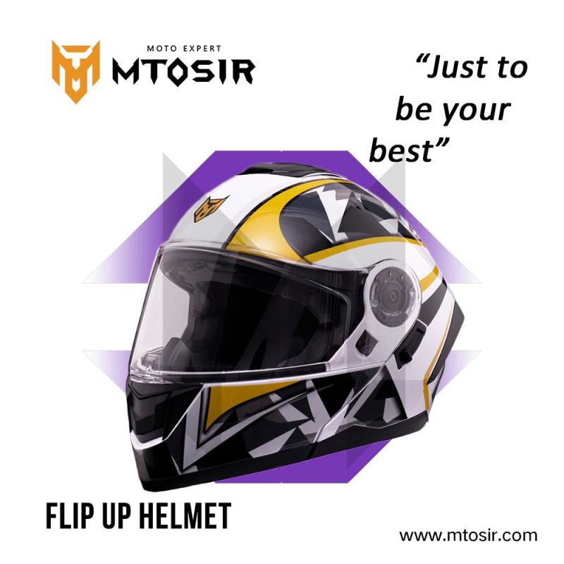 Mtosir Motorcycle Full Face Helmet Motorcycle Accessories Four Seasons Universal Half Face Flip Helmet Motorcycle Helmet