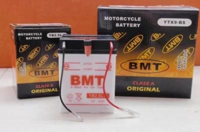 12V or 6V Motorcycle Battery with Acid or Without Acid