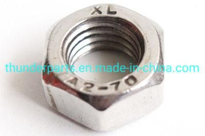 Motorcycle Parts Tuerca Hexagonal Sencilla Acero Inoxidable M10X1.50 Paso Normal