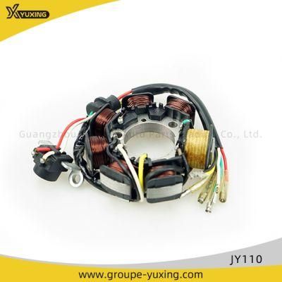 Motorcycle Part Magneto Stator Coil for Motorbike Spare Parts Jy110 Engine Coil