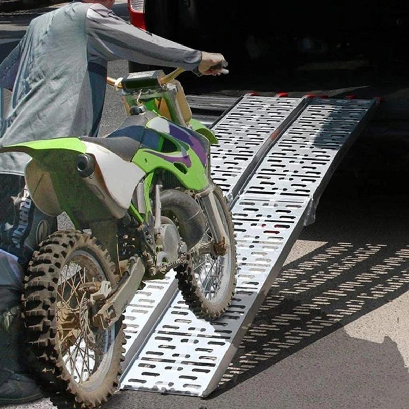 Wholesale Fashion Popular Heavy Duty Folded Ramps Durable ATV Motorcycle Loading Aluminum Ramps