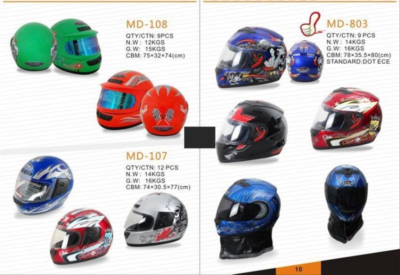 Racing Helmet Motorcycle Helmet of DOT Helmet