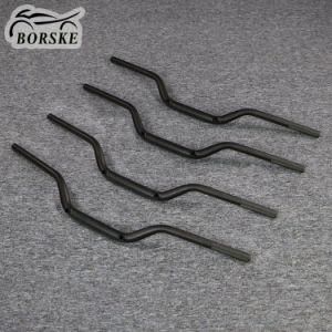 Borske E Bike Motorcycle Black Hand Bar Handbars 7/8&quot;22mm Alloy Handle Bars for Scooter