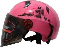 4/3 Open Face Helmet with Double Visor for Motorcycle and Bicycle