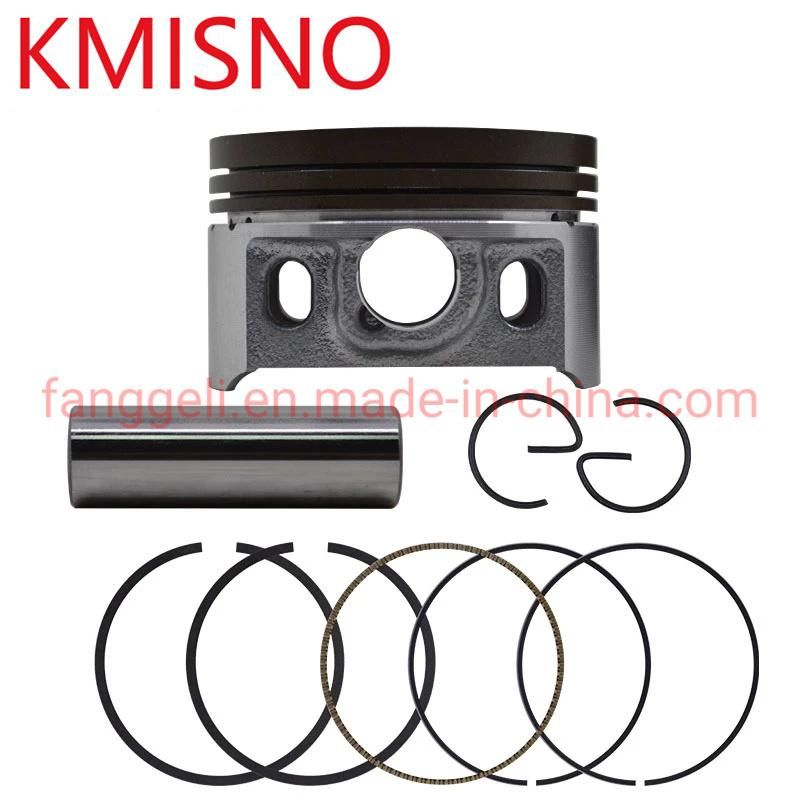 Motorcycle Pistons Suitable for Benali Bj150 TNT150 Piston Kit 57.3mm Diameter 14mm Piston Pin 150cc