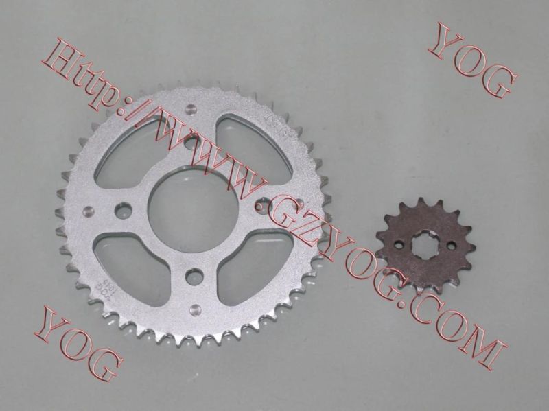 ′motorcycle Parts Transmission Kit Sprocket Kit for Hj125 Fz16 Dy100