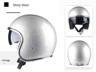 Motorcycle Helmet Jet Open Face Helmet with Lens Cascos PARA Moto
