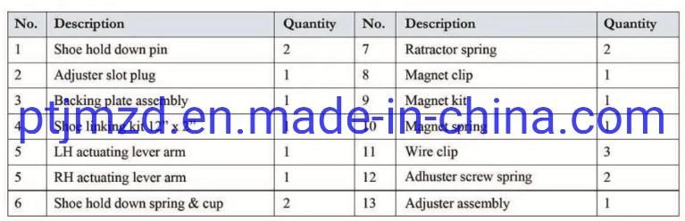 Motorcycle Brake Shoes Parts, Asbestos or Asbestos Free ---Qt90b