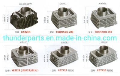 Engine Parts for Motorcycle Karzer 53/55/57mm/Tornado200/250/67/73mm/Yes (EN) 125 57mm/Cgt125/150/56.5/62mm