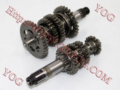 Motorcycle Engine Gear Box Transmission Transmicion Eje Cambios Comp. Gn125 Ugboss125 Cg200