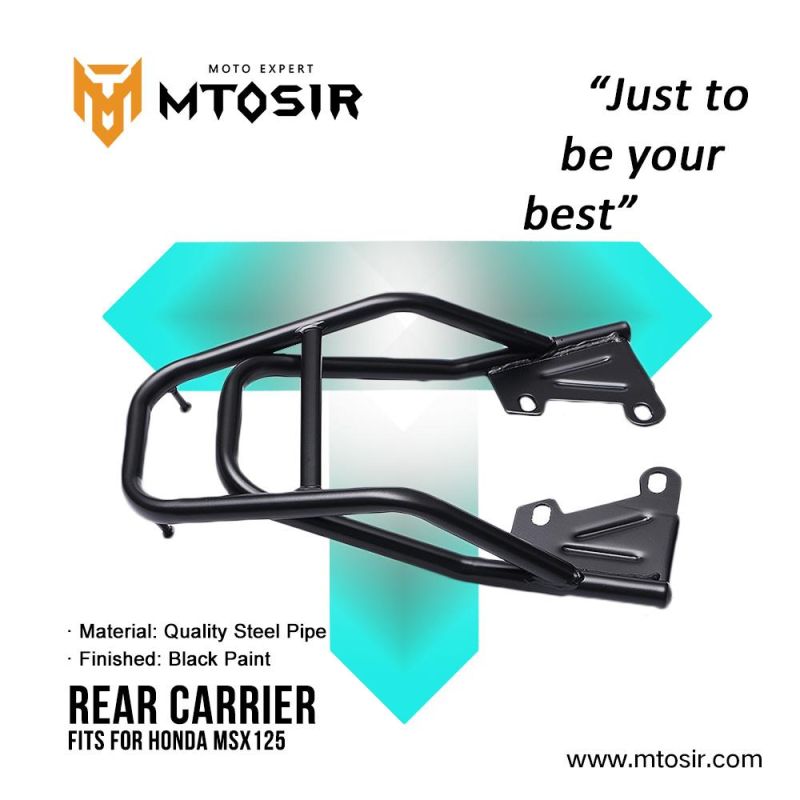 Mtosir Motorcycle Spare Parts Accessories Rear Carrier M3 Monkey for Honda Msx 125 High Quality Professional Black Rear Carrier