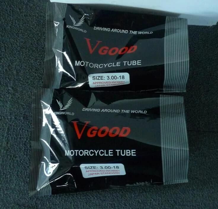Natural Rubber Motorcycle Tube Sizes 3.00-18 2.75-17 130/60-13 3.50-10