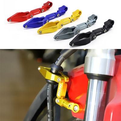 Motorcycle Refitted Oil Pipeline Clamp Brake Line Folding Fixed Bracket Clamp
