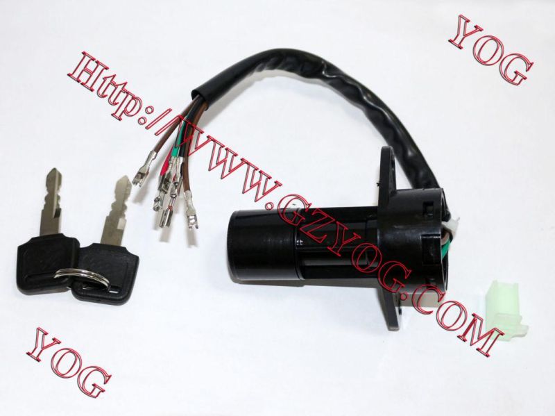 Yog Motorcycle Parts Switch Encendido Ignition Chapa Contacto Switch Italika FT125/150