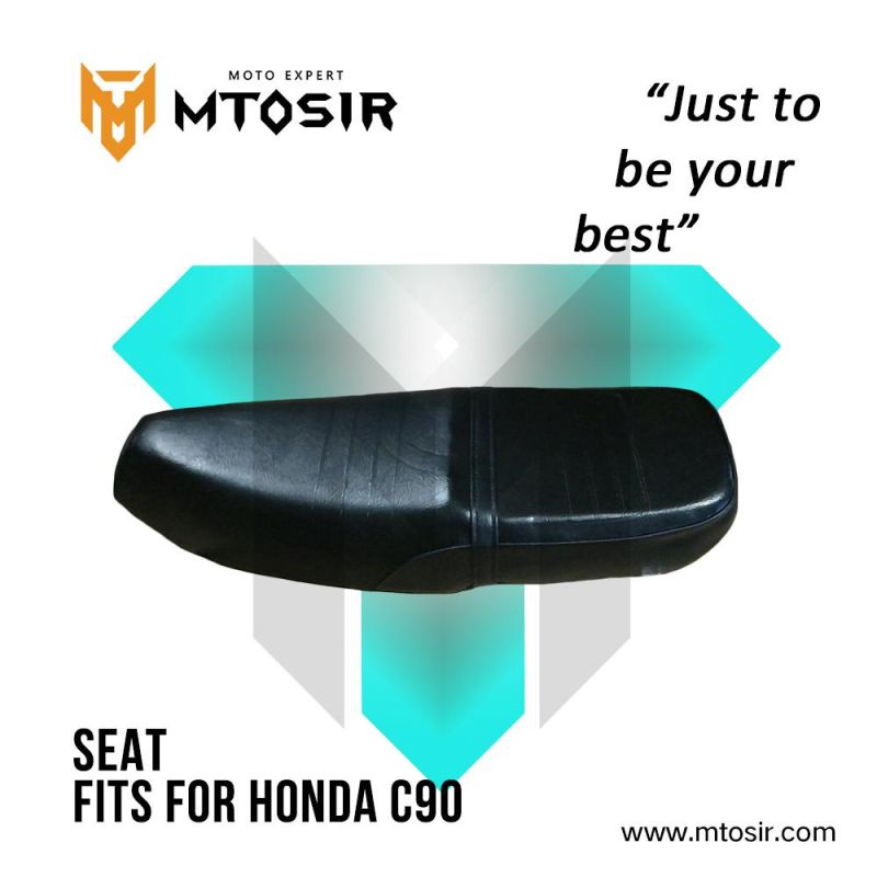 Mtosir High Quality Black Seat for Eco70 Leather Plastic Honda Motorcycle Spare Parts Motorcycle Accessories Rear Seat