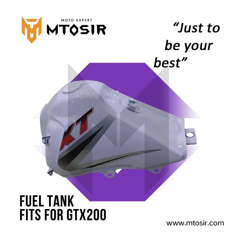 Mtosir Fuel Tank for Qingqi Gtx200 Gy200 Gxt200 High Quality Oil Tank Gas Fuel Tank Container Motorcycle Spare Parts Chassis Frame Parts