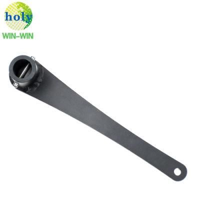 CNC Machining Steel Parts with Glossy Black Anodized Motorcycle Parts for Ohlins Front Axle Alignment Tool